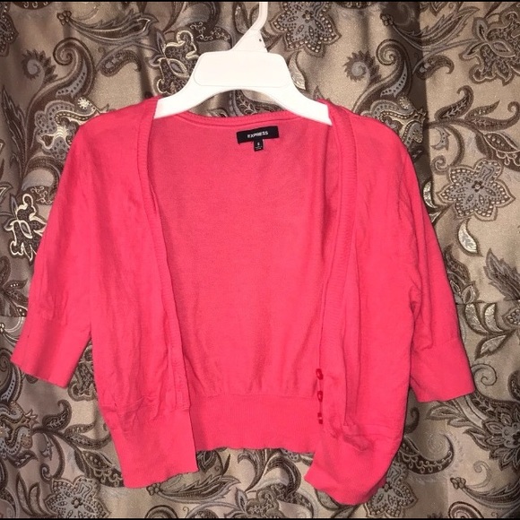 Express Pink Mini Blazer/ Cardigan - Picture 1 of 1